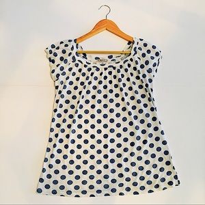 Blue Polka Dot Shirt